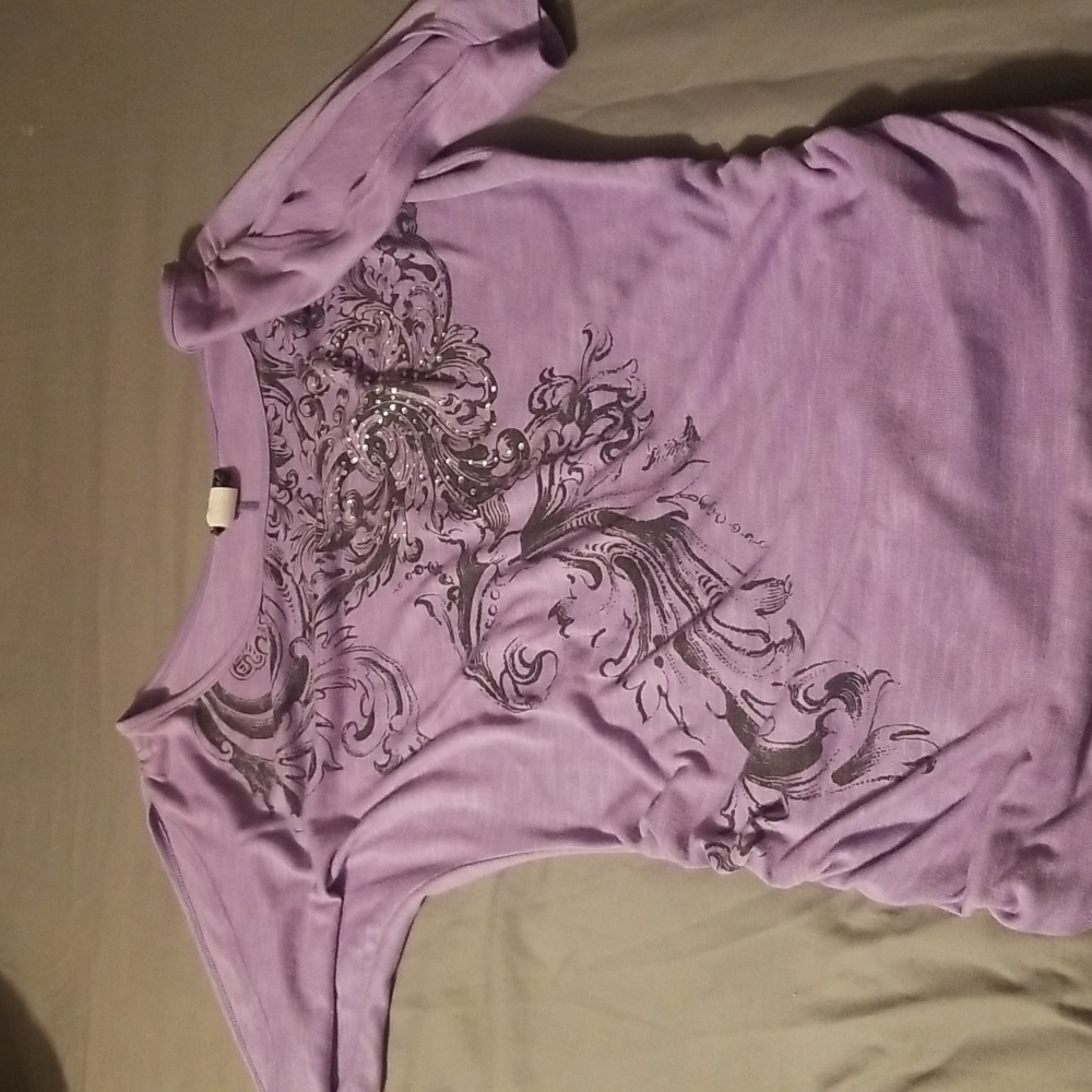 Wet seal cold shoulder sexy shirt.